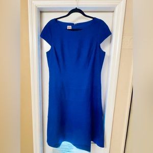 Blue Short Sleeve Dress - Size 14